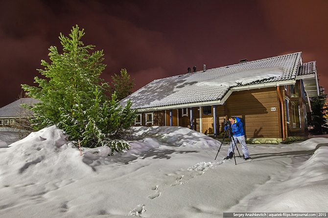 Ночная сказка в идеальной финской деревне