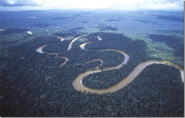 Грандиозная река Амазонка