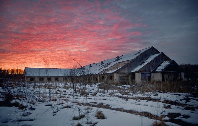 Прекрасные и заброшенные русские деревни