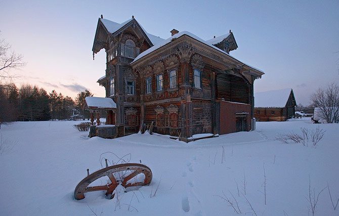 Прекрасные и заброшенные русские деревни