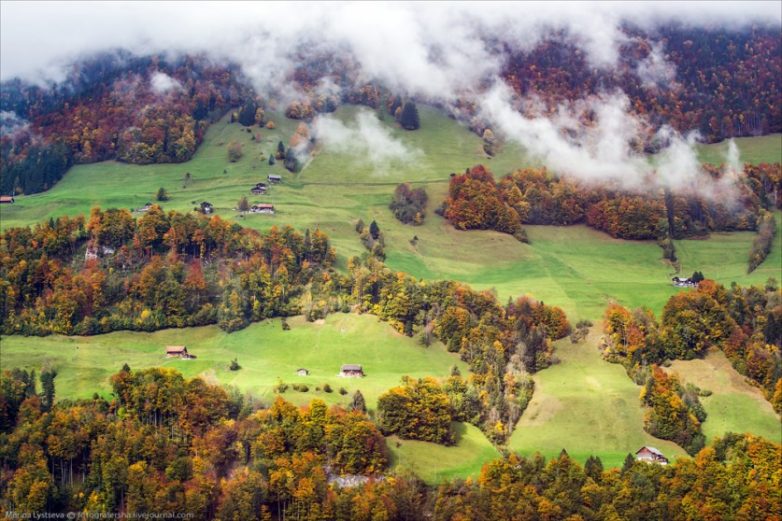 Осенняя Швейцария в фотографиях