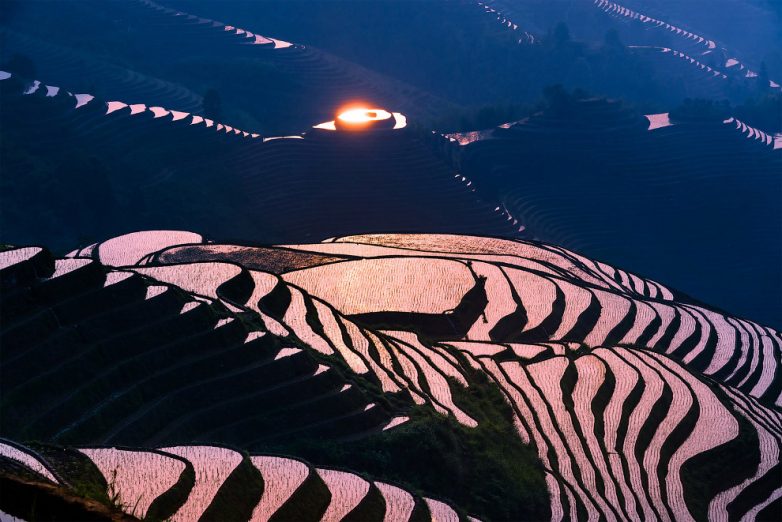 Рисовые террасы, потрясающие воображение