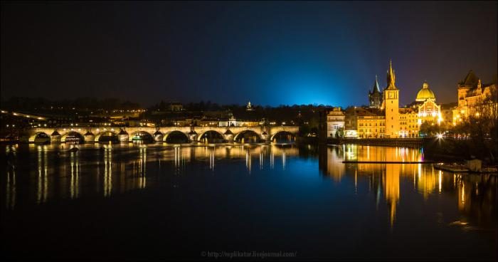 Прогулка по ночной Праге