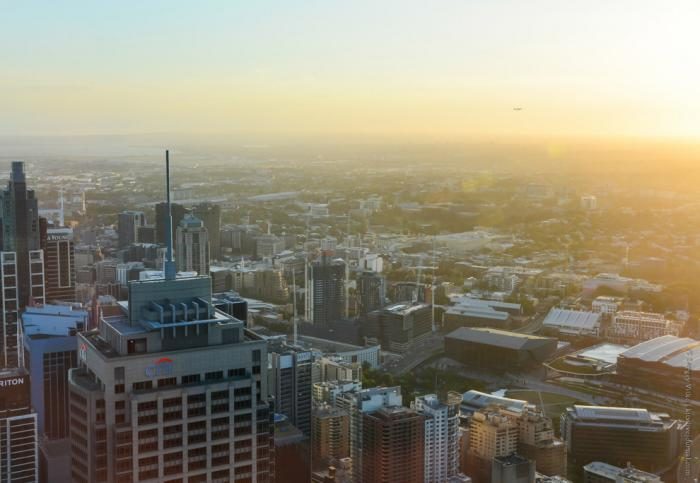 Взгляд на Сидней с высоты птичьего полета