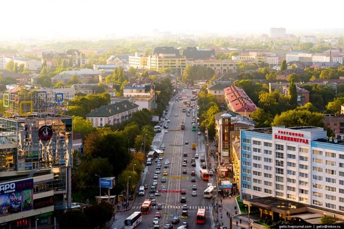 Знакомство с высоты птичьего полета с Калининградом - самым западным городом России