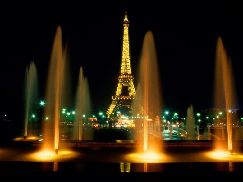 Париж с высоты Эйфелевой башни