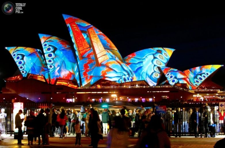 Фестиваль музыки и света в Австралии