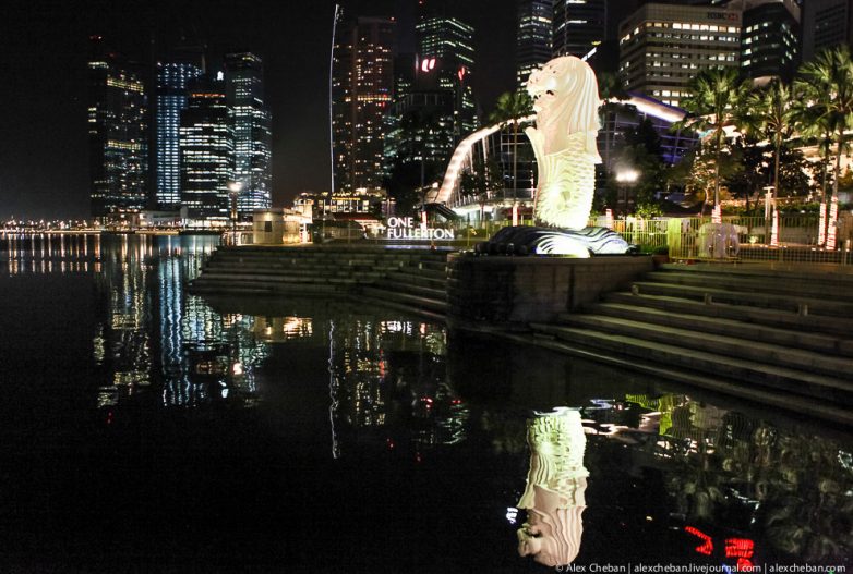 Ночные виды Сингапура