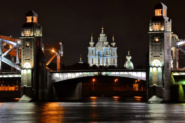 Ночь. Петербург. Мосты. Красиво