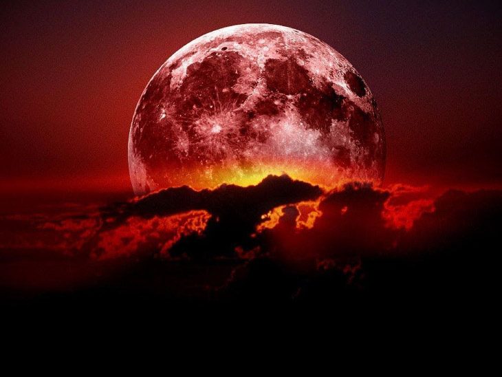 Космическое зрелище: кровавая голубая луна - 2018 в разных странах мира