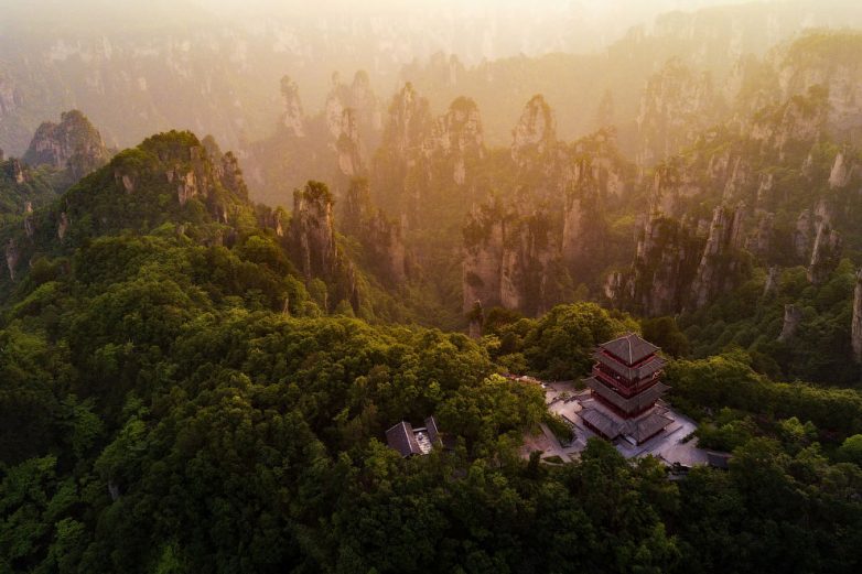 Завораживающая красота Китая: взгляд с высоты птичьего полёта