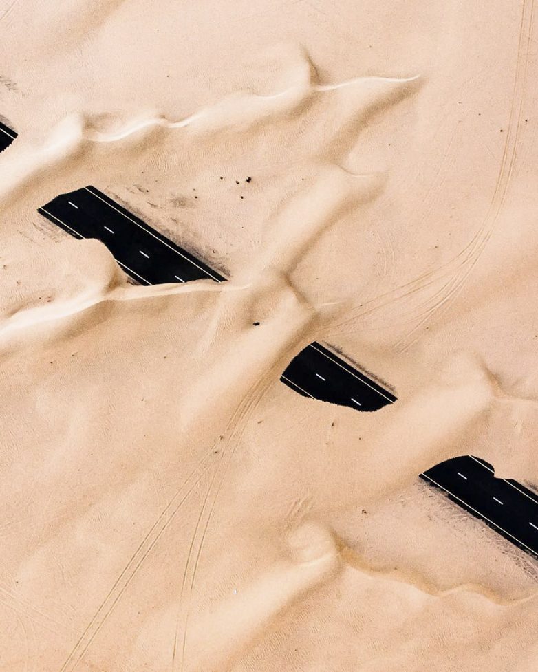 Мощь стихии: величавые пески Дубая на фото