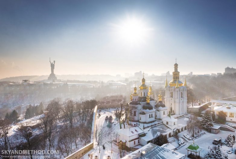 Киев с высоты птичьего полёта