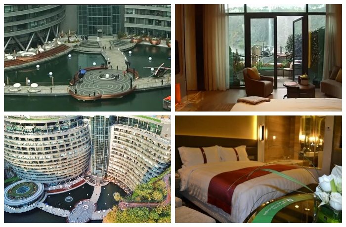 В Шанхае открылся уникальный отель в карьере
