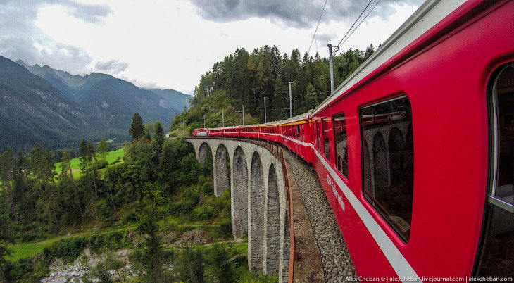 По железным дорогам Швейцарии