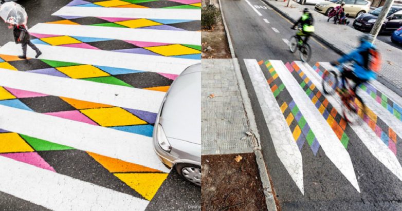 Краски Мадрида: яркие пешеходные переходы испанской столицы