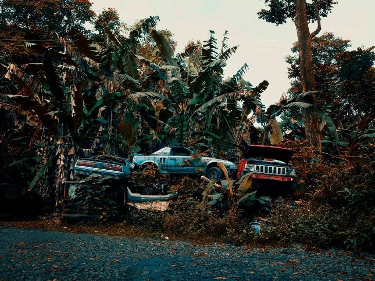 Гавайское кладбище ржавеющих автомобилей