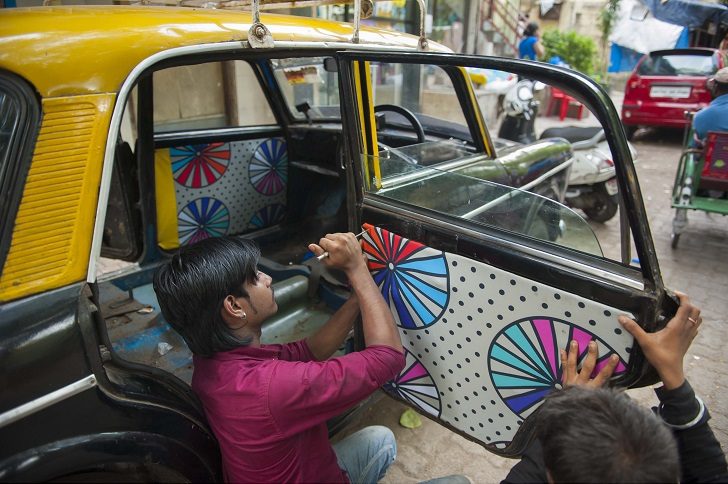 Колоритное такси в Мумбаи