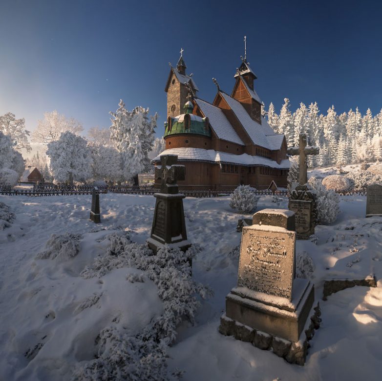 Зима в польских горах