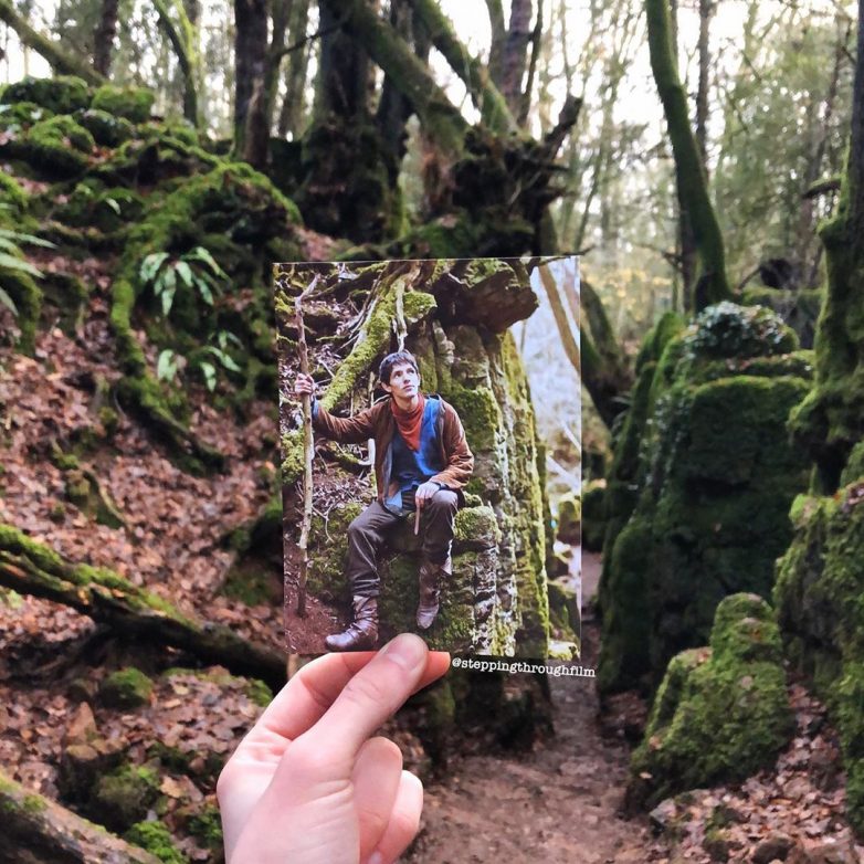 Креативный британец совмещает снимки из фильмов с реальными местами из своих путешествий