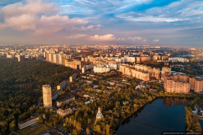 В сердце России: головокружительное Подмосковье с высоты птичьего полёта