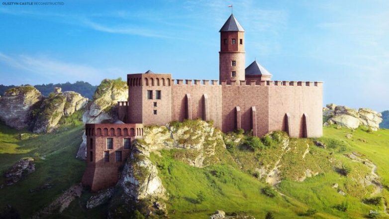 Как выглядели легендарные европейские замки до того, как стали руинами
