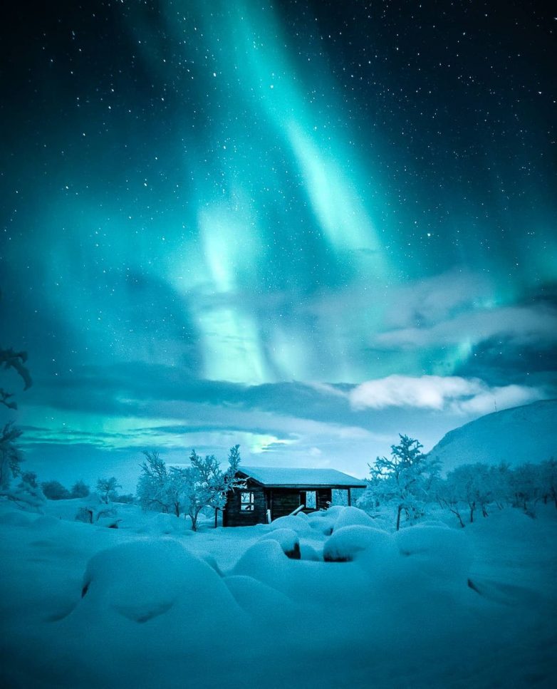 Всполохи северного сияния на снимках финского фотографа