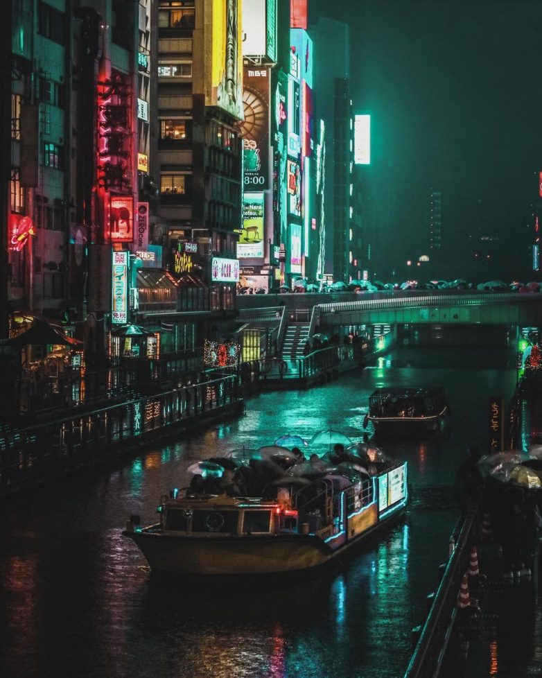 Ночь, улица, фонарь... Япония
