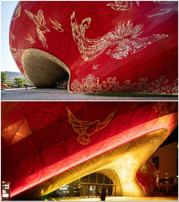 Архитектурное чудо: в Китае открылся театр, напоминающий складки струящегося шёлка