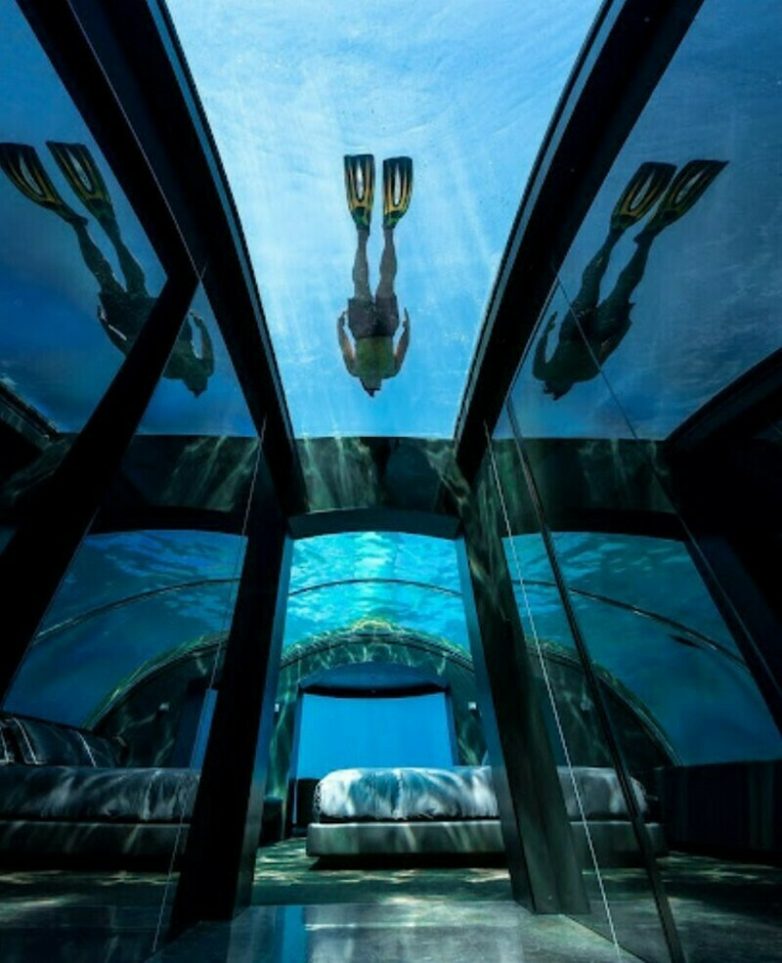 Волшебный подводный отель на Мальдивах, в котором вы точно захотите провести пару ночей