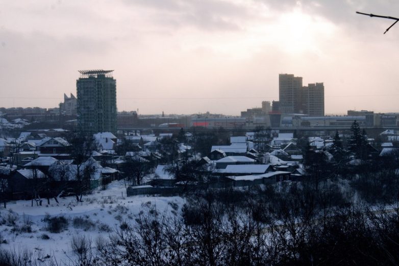 Красивые панорамы с берега Оми