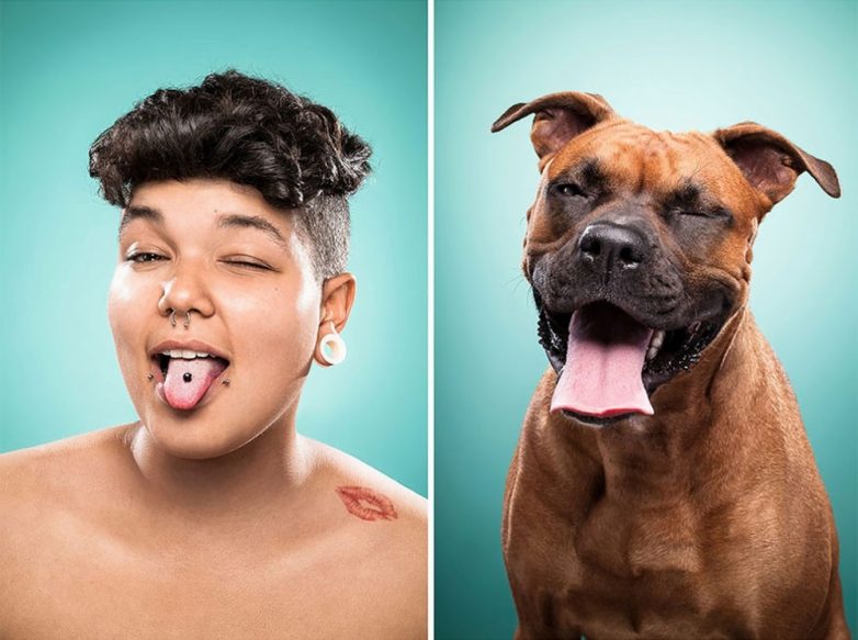 15 фотографий собак и их владельцев, похожих как две капли воды