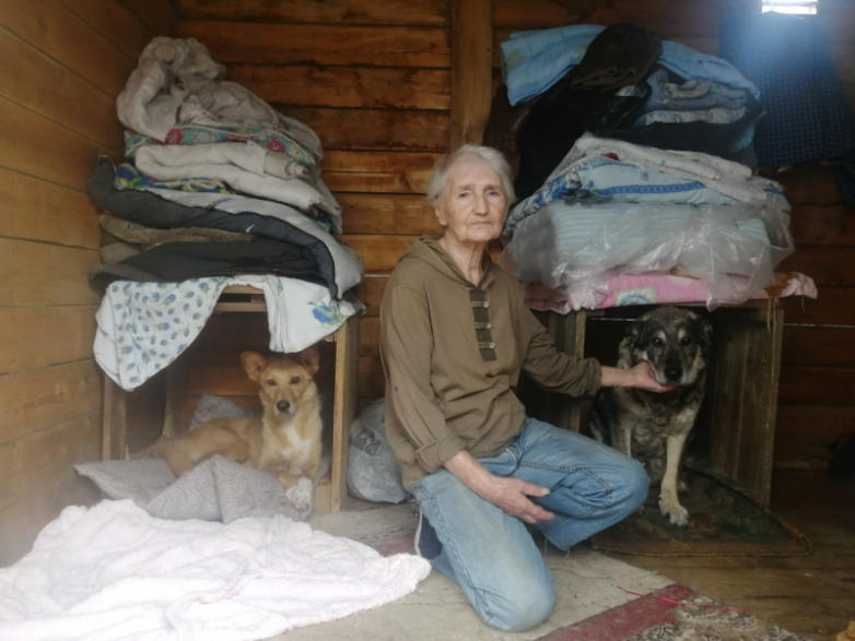 Пенсионерка шьёт подушки для кошек из приюта