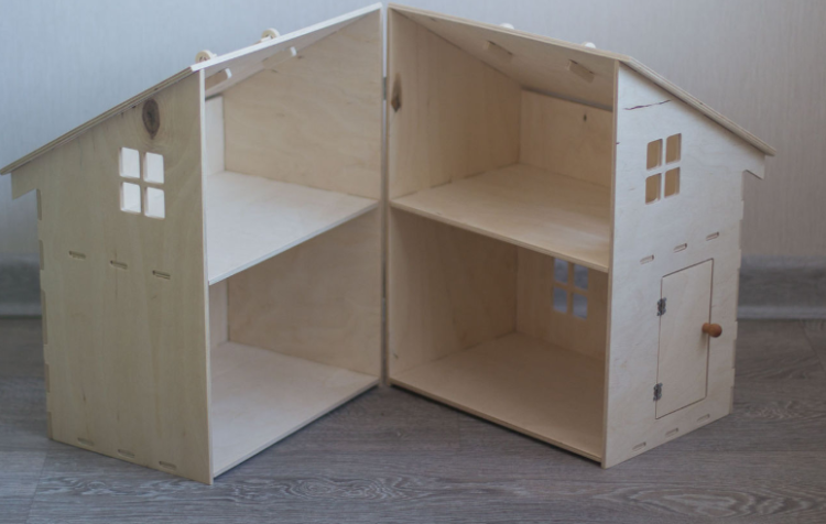 Кукольный домик своими руками из фанеры - набор для сборки - CNC Kits